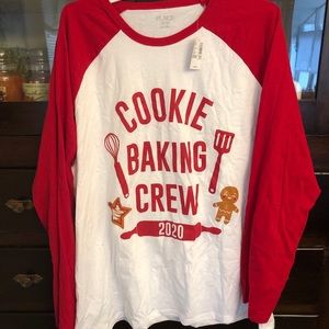 NWT COOKIE BAKING CREW LONG SLEEVE TOP